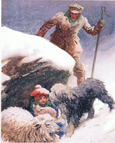 Found, da The Big Book for Children (Herbert Strang) pubblicato da Humphrey Milford, Oxford University Press, c.1920 da Charles Edmund Brock
